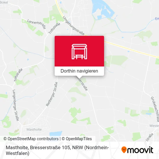 Mastholte, Bresserstraße 105 Karte