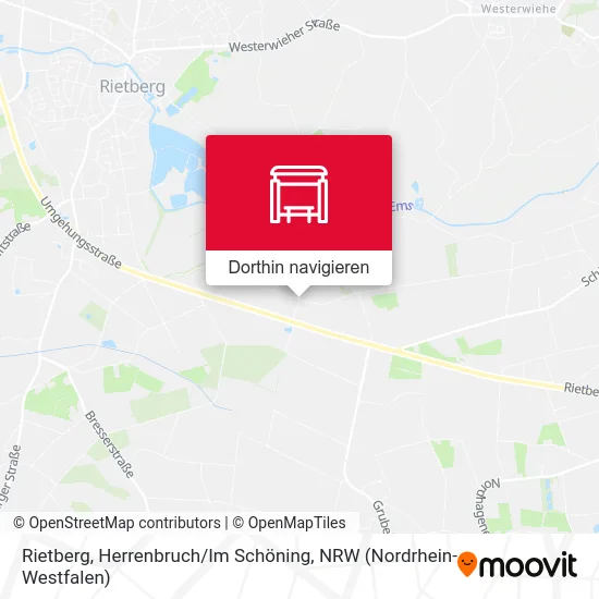 Rietberg, Herrenbruch / Im Schöning Karte
