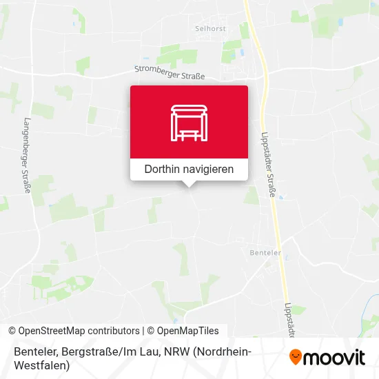 Benteler, Bergstraße/Im Lau Karte