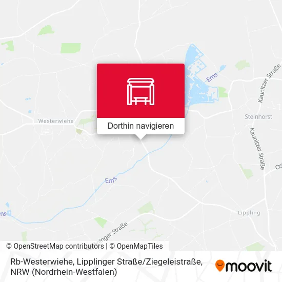 Rb-Westerwiehe, Lipplinger Straße / Ziegeleistraße Karte