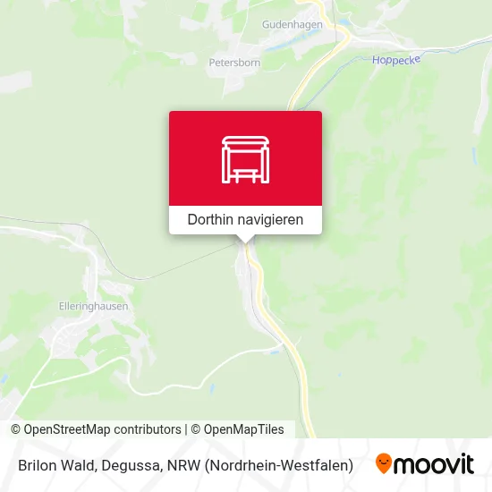 Brilon Wald, Degussa Karte