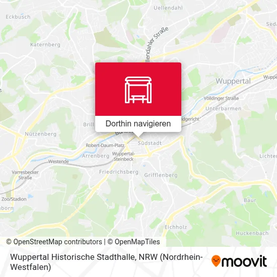 Wuppertal Historische Stadthalle Karte