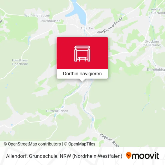 Allendorf, Grundschule Karte