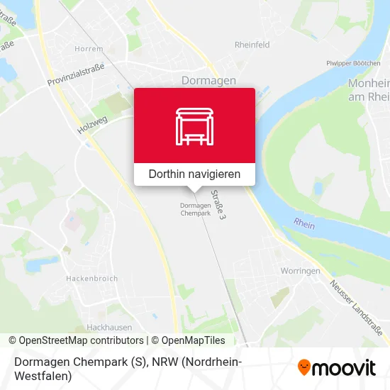 Dormagen Chempark (S) Karte