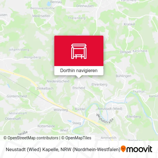 Neustadt (Wied) Kapelle Karte