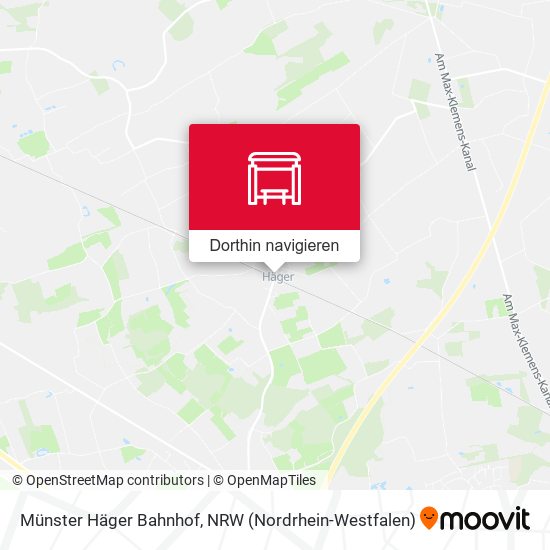 Münster Häger Bahnhof Karte