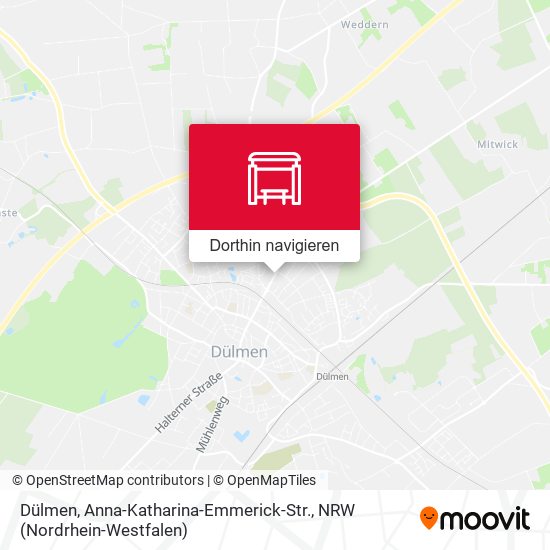 Dülmen, Anna-Katharina-Emmerick-Str. Karte