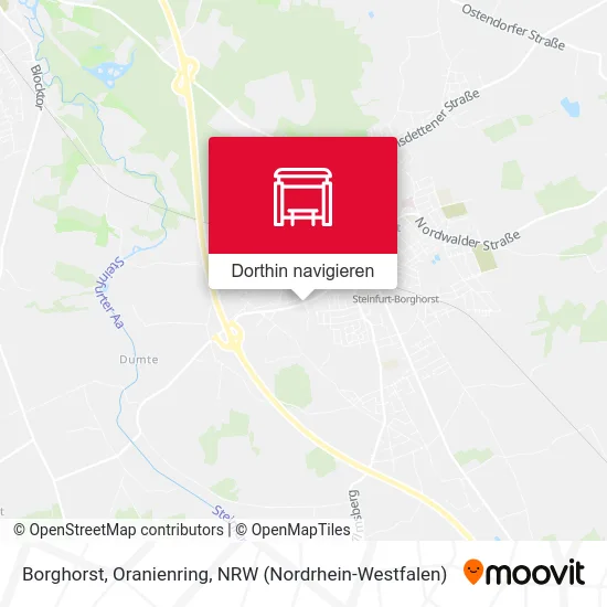 Borghorst, Oranienring Karte