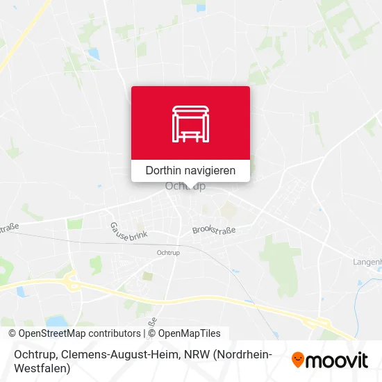 Ochtrup, Clemens-August-Heim Karte