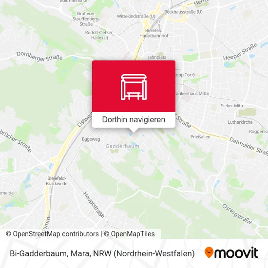 Bi-Gadderbaum, Mara Karte