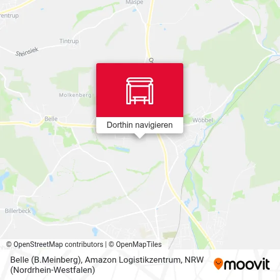 Belle (B.Meinberg), Amazon Logistikzentrum Karte