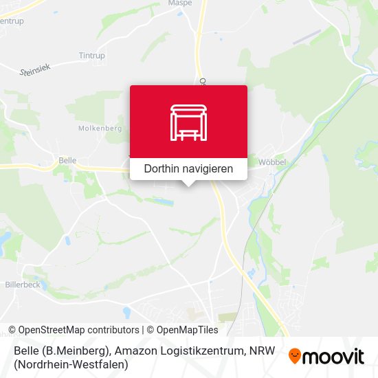 Belle (B.Meinberg), Amazon Logistikzentrum Karte