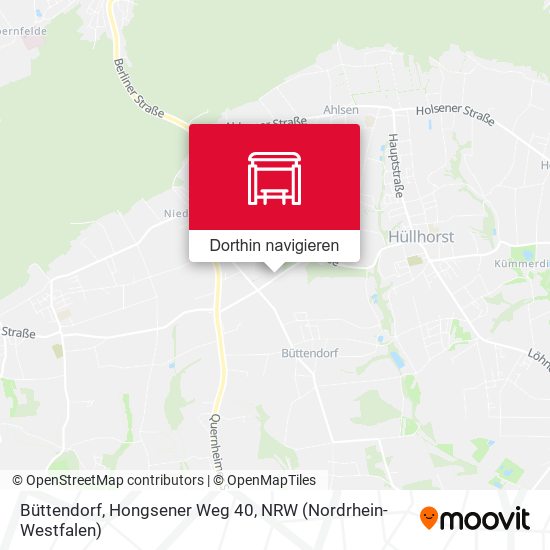 Büttendorf, Hongsener Weg 40 Karte