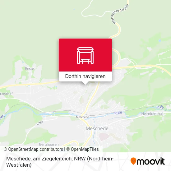 Meschede, am Ziegeleiteich Karte