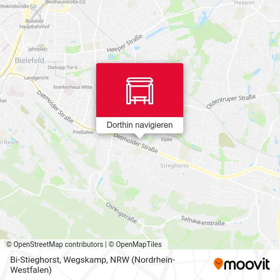 Bi-Stieghorst, Wegskamp Karte