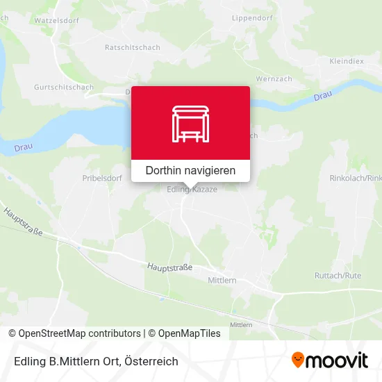Edling B.Mittlern Ort Karte