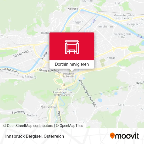 Innsbruck Bergisel Karte