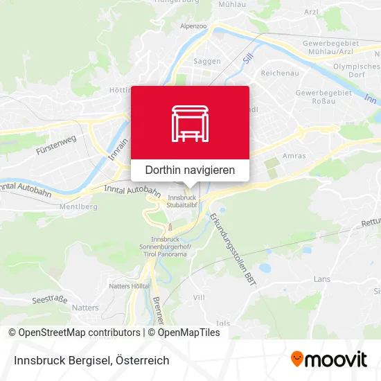 Innsbruck Bergisel Karte