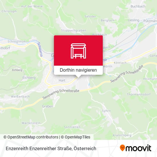 Enzenreith Enzenreither Straße Karte