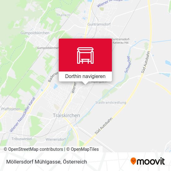 Möllersdorf Mühlgasse Karte
