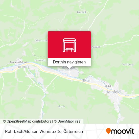 Rohrbach/Gölsen Wehrstraße Karte