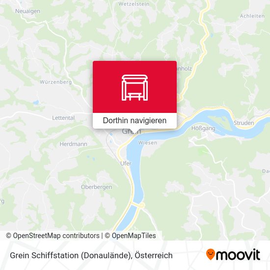 Grein Schiffstation (Donaulände) Karte