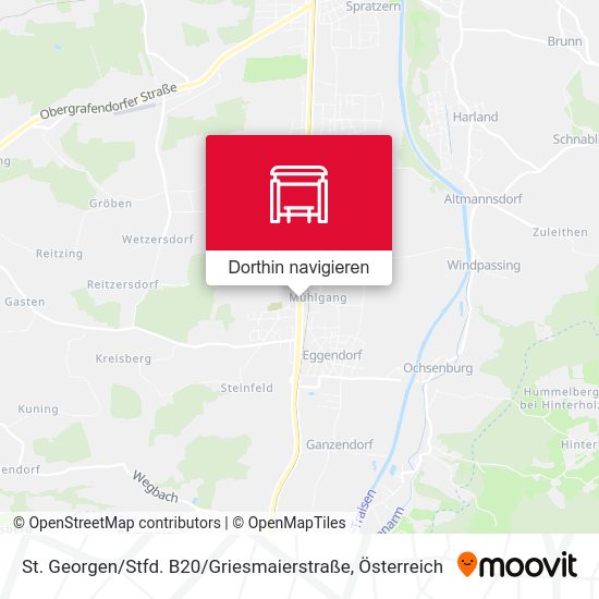 St. Georgen / Stfd. B20 / Griesmaierstraße Karte