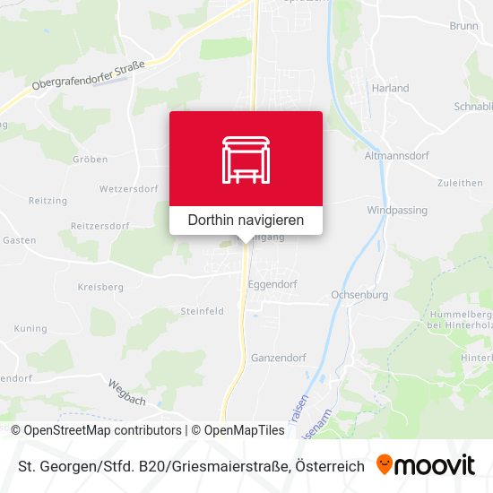 St. Georgen / Stfd. B20 / Griesmaierstraße Karte