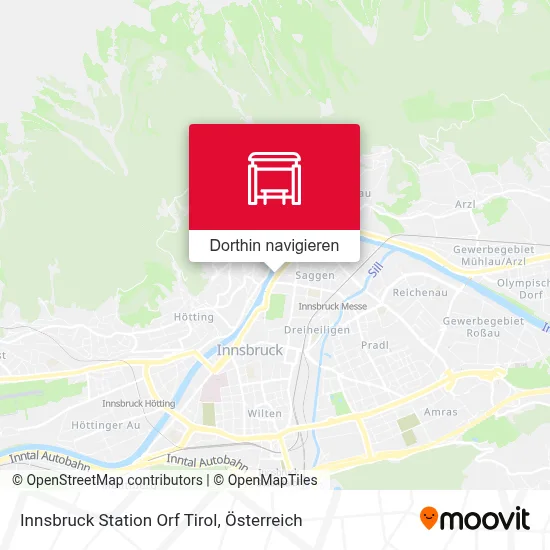 Innsbruck Station Orf Tirol Karte