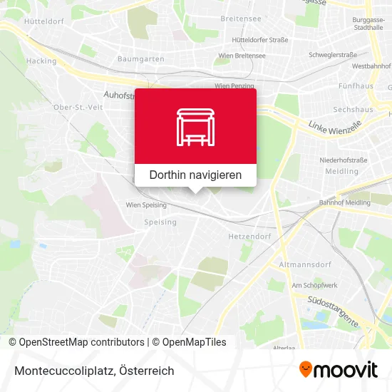 Montecuccoliplatz Karte