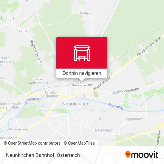 Neunkirchen Bahnhof Karte