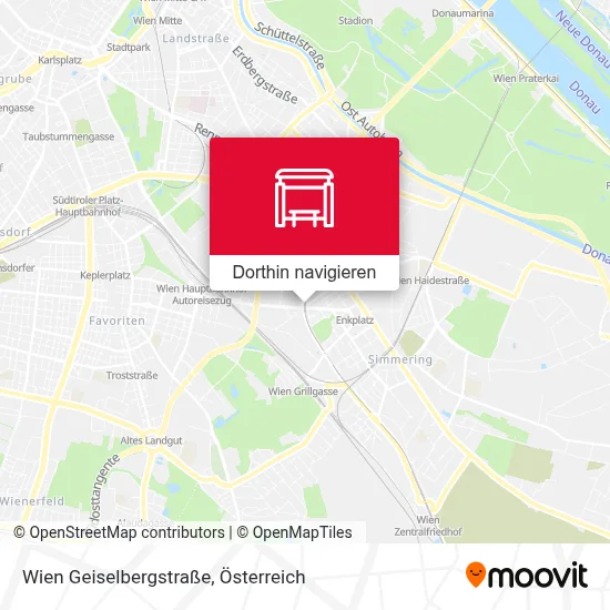 Wien Geiselbergstraße Karte
