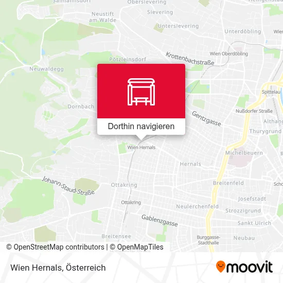 Wien Hernals Karte