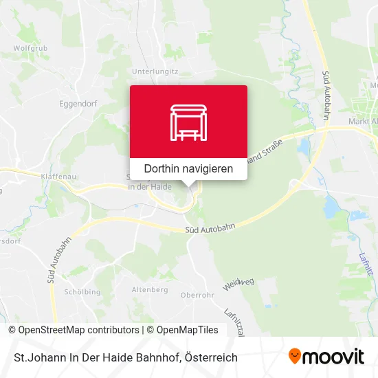 St.Johann In Der Haide Bahnhof Karte