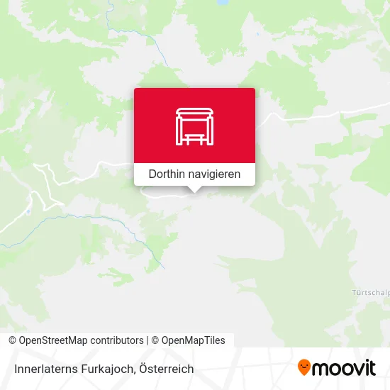 Innerlaterns Furkajoch Karte