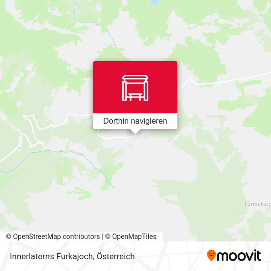 Innerlaterns Furkajoch Karte