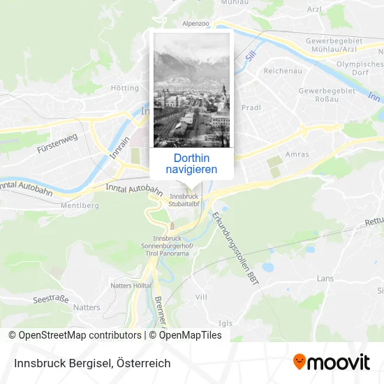 Innsbruck Bergisel Karte