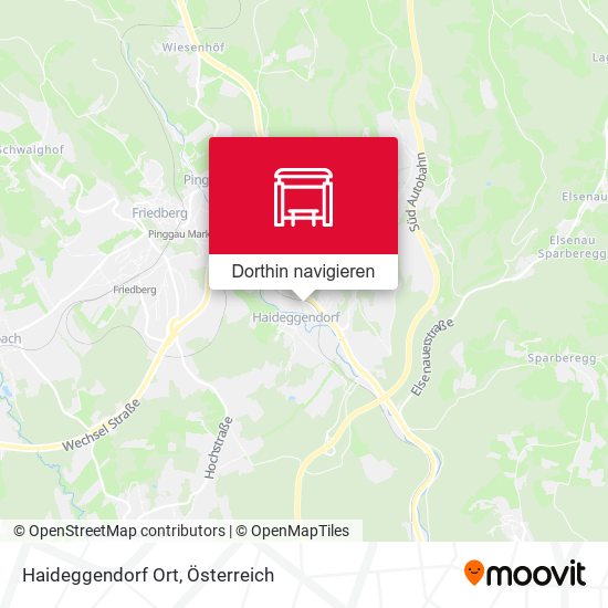 Haideggendorf Ort Karte