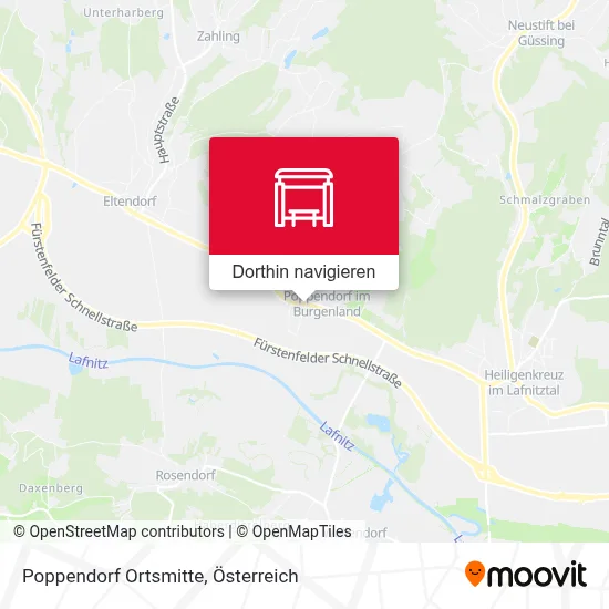 Poppendorf Ortsmitte Karte