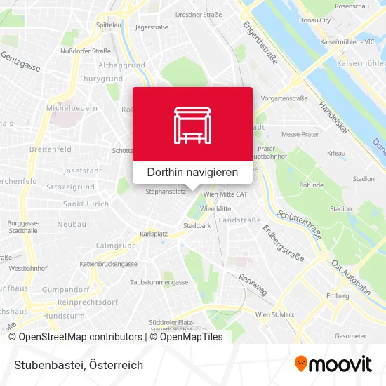 Stubenbastei Karte