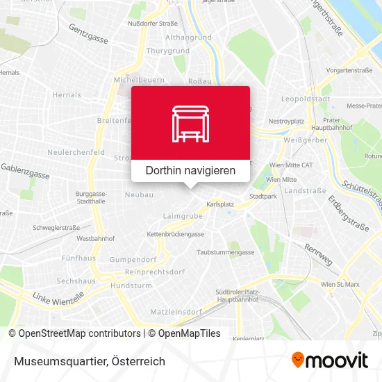 Museumsquartier Karte