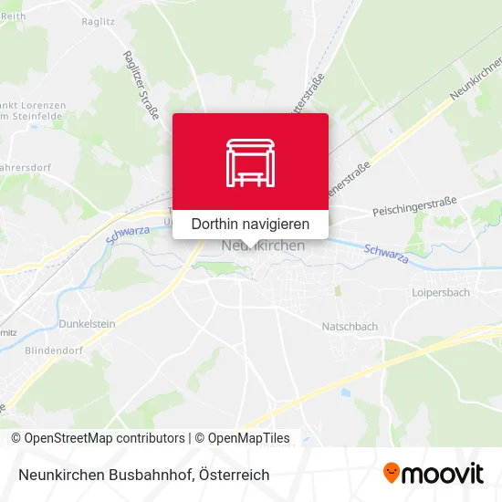 Neunkirchen Busbahnhof Karte