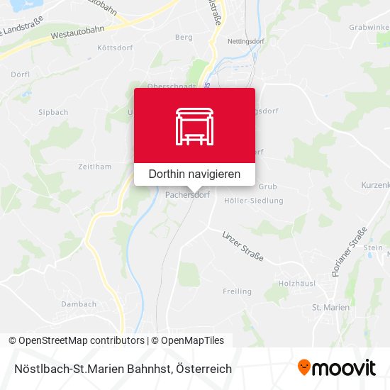 Nöstlbach-St.Marien Bahnhst Karte