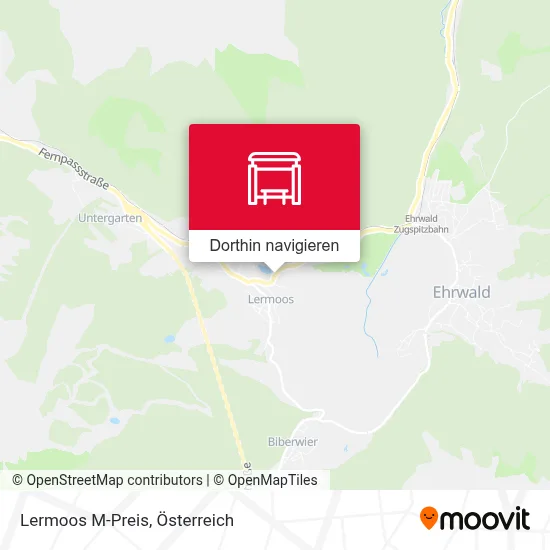 Lermoos M-Preis Karte