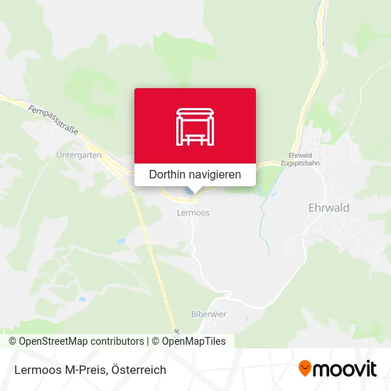 Lermoos M-Preis Karte