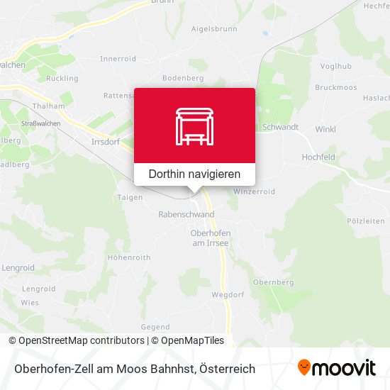Oberhofen-Zell am Moos Bahnhst Karte