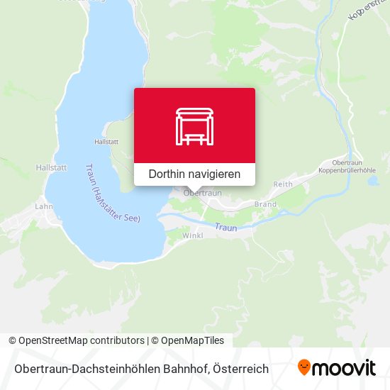 Obertraun-Dachsteinhöhlen Bahnhof Karte