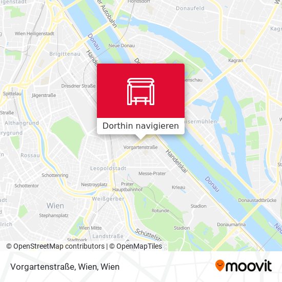 Vorgartenstraße, Wien Karte