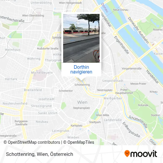 Schottenring, Wien Karte