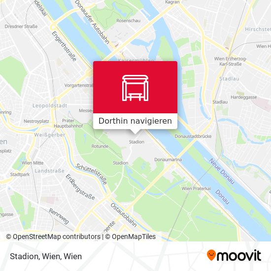 Stadion, Wien Karte